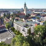 Visualisierung Luftbild Serviced Apartments Kaiserstraße, Braunschweig